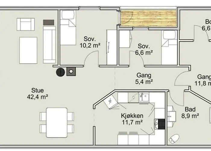 With Sea Views,veranda, And Free Parking * Tromso